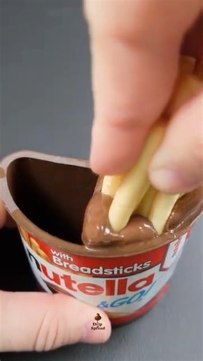 Nutella & GO Chocolate Dipping | ASMR