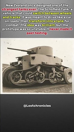 The Schofield Tank: The Vehicle That Tried to Transform #CrazyHistoryFact #WW2Tanks #SchofieldTank
