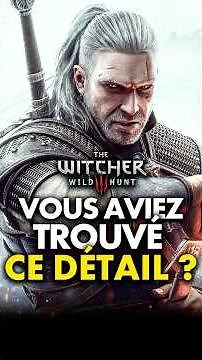 Ce DÉTAIL dans THE WITCHER 3 était bien CACHÉ !