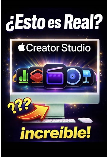 Apple acaba de lanzar Apple Creator Studio, una suscripción que incluye Final Cut Pro, Logic Pro, Motion, Pixelmator Pro y más, por un precio mensual mucho más accesible. Si eres creador de contenido, estudiante, editor de video, músico o diseñador, esta suscripción puede ahorrarte miles de dólares, pesos o euros al año comparado con comprar cada app por separado. #apple #tech #ia #editor #diseño