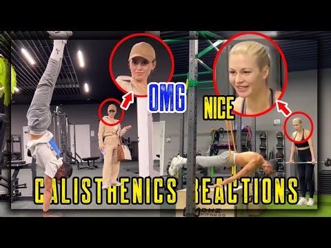 How Women React to Calisthenics *epic crazy reactions*