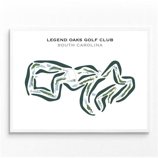 Legend Oaks Golf Club, SC Golf Course Map Wall Art, Golf Map Canvas, Golf Gift For Women, Mancave Wall Hanging Decor, Housewarming Gifts - Etsy Sverige
