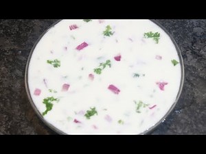 Best and Simple Raita Recipe in 2 Minutes | Onion Raita For Biryani And Veg Pulao