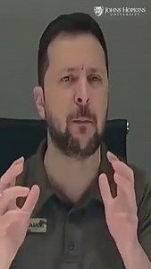 9.8K views · 357 reactions | President Volodymyr Zelenskyy of Ukraine, a fearless champion of his nation, has captivated the world with his unwavering bravery in the face of overwhelming challenges. Watch his inspiring speech to the JHU Class of 2023. | Johns Hopkins University | Facebook