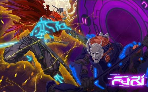 高速动作游戏《Furi》最新DLC“Onnamusha”宣传视频公布