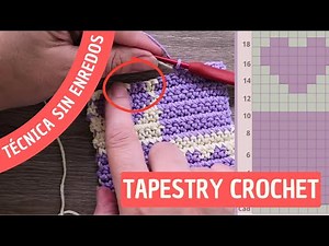 Cómo lograr tapestry crochet prolijo | Cambios de color sin escalones