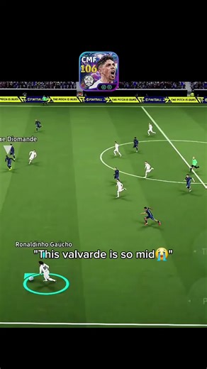 96 kicking power 🤣☠️ low Screamer valverde #efootball #efootball2026 #pes #efootballmobile #shorts