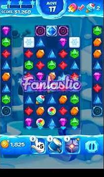 Jewel Pop Mania:Match 3 Puzzle Level 97 ( Jewel Ice Episode ) - Walkthrough ( No Booster )