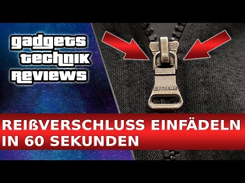 Thread the zipper 🆗 Reinsert the zipper pull/slider and easily repair the zipper
