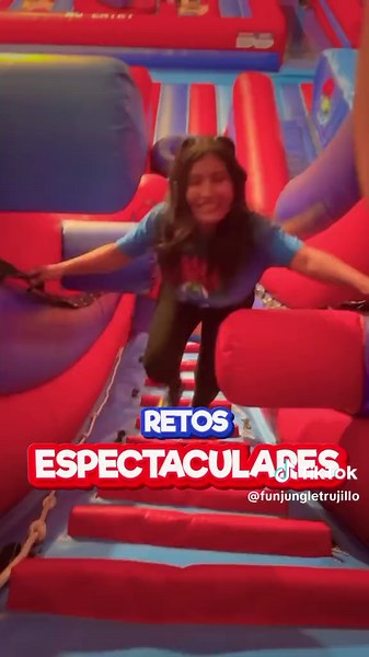 ¡Fun Jungle llegó a Mallplaza Trujillo con el primer parque inflable en el norte del país! 🙌🏼 Con más de 600 metros cuadrados de pura diversión para toda la familia en el Inflata Park 🤸🏽‍♀, experiencias de realidad aumentada, Sabana con una variedad de platos y bebidas 🍿 ... ¡y mucho más! 🤩 Si aún no nos visitas, ven y vive una experiencia FUNtástica con nosotros. Comenta con quiénes vendrás a probar nuestros juegos 😎 ¡Los esperamos en los siguientes horarios! 🤗💙 Lunes a viernes de 12:0