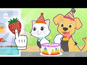 BABY PETS 🎂🎉 Max y Kira le hacen una tarta de cumpleaños a Ruby 🐰🌈