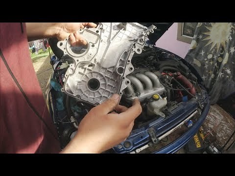 How to install timing chain cover on 2ZZ-GE with engine still in the car.
