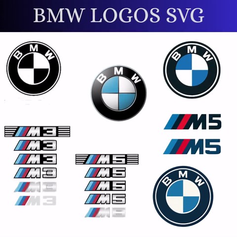 BMW Logo SVG Bundle, Bmw Car Logo, Bmw Sticker, Bmw Emblem, Bmw Jacket Decals, BMW Outfit Stickers Svg, Digital Download - Etsy