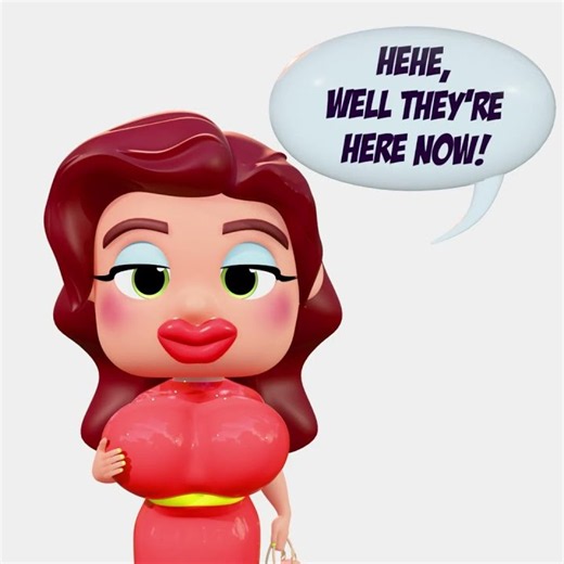 Girlfriends - 3D Comic #art #3dmodeling #toon #3dcharacter