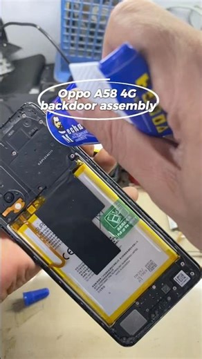 Oppo A58 4G Backdoor Assembly✅ #smartphone #tutorial