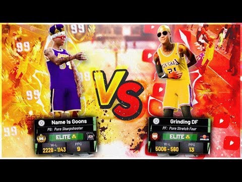 I pulled up on a 99 overall with my demi-god stretch big! Best builds on NBA 2K19 collide!