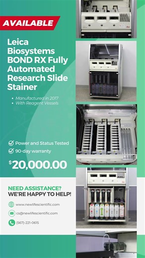 Leica Biosystems BOND RX Automated Research Slide Stainer #laboratoryequipment #usedlabequipment