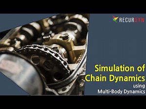 Chain Dynamics in motion using Multibody Dynamics software, RecurDyn