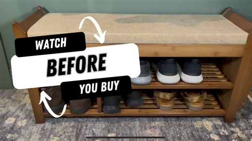 Watch Entry Shoe Bench and Rack - Full Hands on review on Amazon Live
