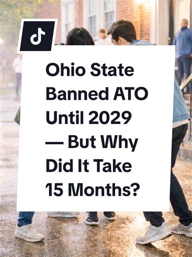 Ohio State banned Alpha Tau Omega until 2029. But the first hazing report happened 15 months earlier. Why did it take multiple incidents, hospital trips, and assault reports before OSU finally shut the chapter down? If universities say “student safety comes first,” why does accountability move this slow? Were you in Greek life at OSU? Does this timeline make sense to you? #OhioState #OSU #Buckeyes #GreekLife #Hazing
