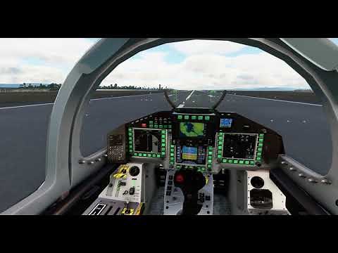 Microsoft Flight Simulator 2020 [Eurofighter Typhoon] ILS Test landing