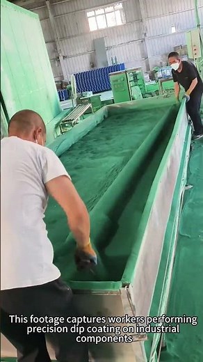 "Industrial Dip Coating Process: How Metal Parts Get Their Green Armor"