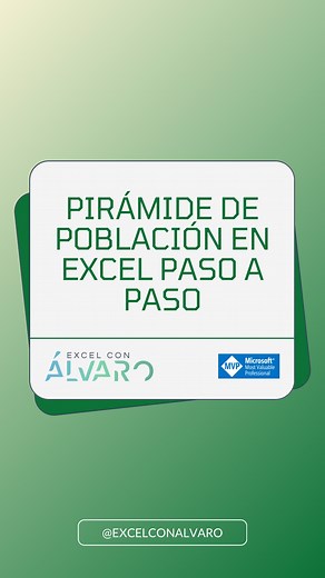 4 comments | Te enseño cómo crear una pirámide de población en Excel, dividiendo por franjas de edad y por género (mujeres y hombres), como se hace en sociología o demografía. Un gráfico visual muy útil para representar la estructura de una población de forma clara y profesional. 六‍欄‍六 Ideal para trabajos, estudios sociales o presentaciones con datos demográficos. Te muestro cómo hacerlo paso a paso. ⬆️ | ExcelConÁlvaro | Facebook