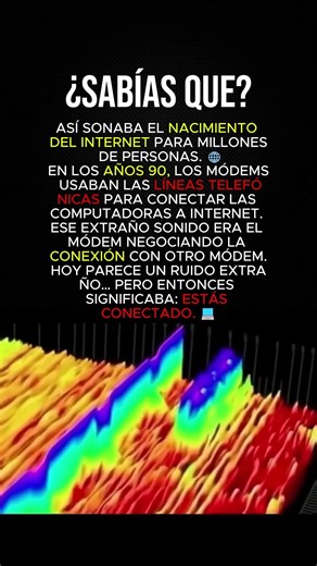 ASÍ SONABA EL NACIMIENTO DEL INTERNET 🤯📞🌐