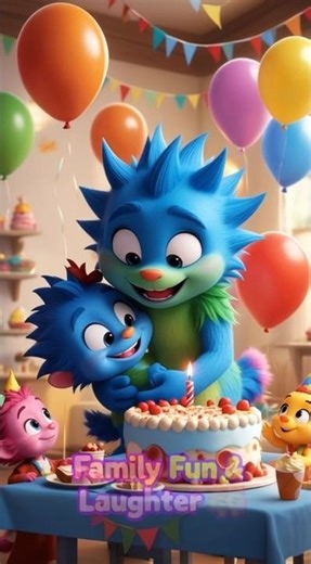 Spike and Tyke’s Birthday Cake Disaster! 🎂🐶😂 | Cartoon Sketch Shorts