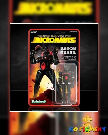 Baron Karza Micronauts Action Figure 1:18 Scale Super7 Reaction+ Collectible