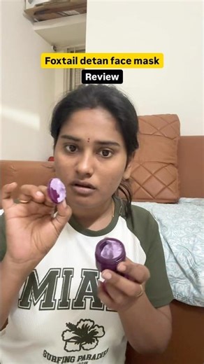 Foxtale detan face mask review/ detan face mask/#trending #minivlog #viral #facemaskreview #facemask