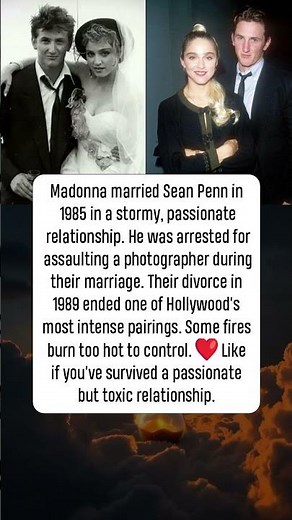 🎬 Madonna and Sean Penn: The Volatile Union #news #hollywood #Cinema #history