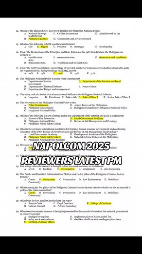 NAPOLCOM 2025 Exam Reviewer and Tips for Success