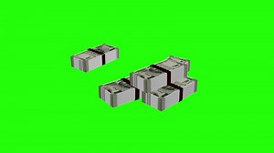 Download Green screen money fall for free