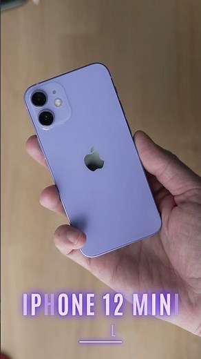 iPhone 12 Mini Purple Unboxing! #Shorts