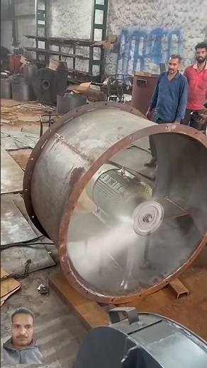 Axial fan testing #machine #engineering #axialfan