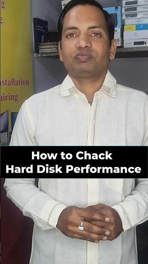 🔍 How to Check Hard Disk Performance 💽⚡#CheckHardDisk #HDD #SSD #DiskHealth #Shorts 💻🚀