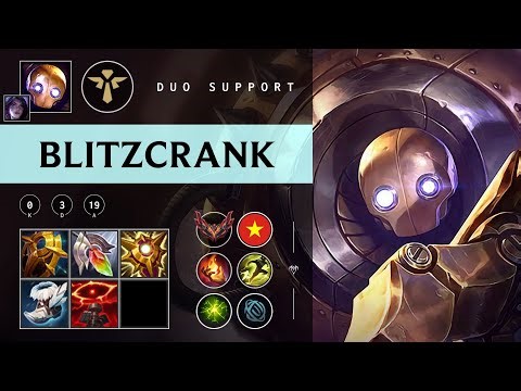 Blitzcrank Support vs Rell - VN Grandmaster Patch 25.24