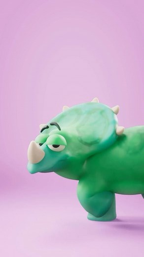 Claynosaurz on Instagram: "Name a better dancer, I’ll wait 🤷 . . . . . . #cuteanimals #animation #character #dinosaurtoys #dinosaur #prehistoric #bestfriend #paleoart #3dmodel #3dmodelling #3danimation #passion #animator #motion #dino #relatable #blender3d #3dart #digitalartwork #conceptdesign #dance #artdirection #animated #texture #walkcycle #characterdesign #digitalart #cute #friends #explorepage"