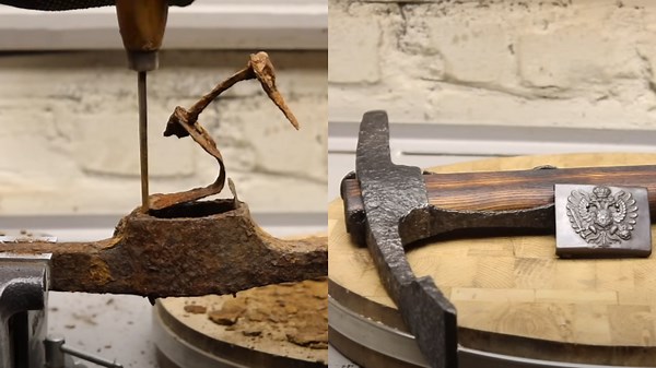 Incredible Restoration of an Extremely Rusted Pickaxe