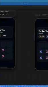 React Native Multiplayer Game (Tic Tac Toe + Socket.IO) #shorts