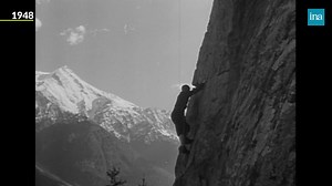 SUIVEZ LE GUIDE. En 1948, c'est une cérémonie religieuse et une démonstration d'escalade qui composent la fête des guides de montagne à Chamonix. 60 ans plus tard, le métier a bien évolué, et les femmes sont à l'honneur. | INA