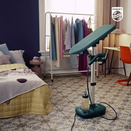Turn ironing into a breeze with the Philips 6000 Series #PhilipsAllInOneIron. ✅ 𝗘𝗮𝘀𝘆 𝗮𝗻𝗱 𝗰𝗼𝗻𝘃𝗲𝗻𝗶𝗲𝗻𝘁 𝗱𝗲𝘀𝗶𝗴𝗻 with an Integrated Multi-Angle Adjustable Board, allowing you to tailor your ironing experience to any position and angle 🌟 At only 780g, it’s 𝘁𝘄𝗶𝗰𝗲 𝗮𝘀 𝗹𝗶𝗴𝗵𝘁 𝗮𝘀 𝗼𝘂𝗿 𝗿𝗲𝗴𝘂𝗹𝗮𝗿 𝘀𝘁𝗲𝗮𝗺 𝗶𝗿𝗼𝗻, and makes for an ergonomic ironing experience 🔁 𝗔𝗹𝘄𝗮𝘆𝘀 𝗿𝗲𝗮𝗱𝘆 with only a 80 second heat-up time Plus MORE features for the perfect, effortl