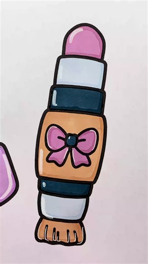 Printable Coloring pages available at the link in my bio☝🏼 So Satisfying Makeup Stick Coloring ASMR 💄#Asmr #coloring #fyp #art #stressrelief