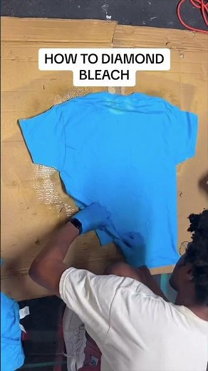 How To Diamond Bleach Shirt
