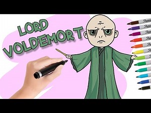 How to Draw Lord Voldemort easy step by step | Voldemort drawing | Harry Potter drawing