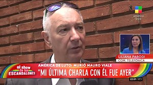 35K views · 421 reactions | Murió Mauro Viale | El recuerdo de Liliana Parodi, la gerenta de programación de #AméricaTV:  "Mi última charla con él fue ayer".  "Llevo una vida entera en América TV y Mauro también".  "Con él aprendí un estilo que no conocía".  "Estamos todos paralizados de dolor". | América TV | Facebook