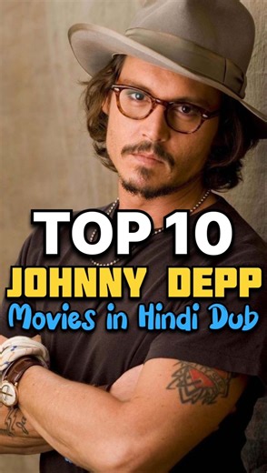 Top 10 Johnny Depp Movies In Hindi Dub 🔥 #johnnydepp #shorts #hindidubbed