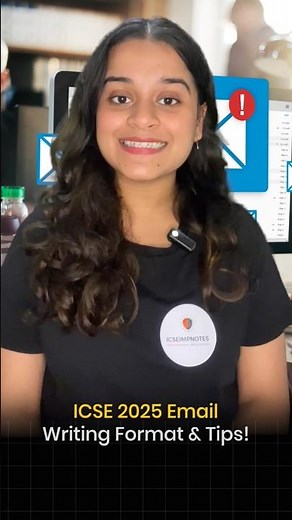 Email Writing format & Tips I ICSE 2025 I #icseboard #icse #englishgrammar