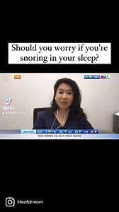 3.1K views · 43 reactions | Should you worry if you’re snoring in...